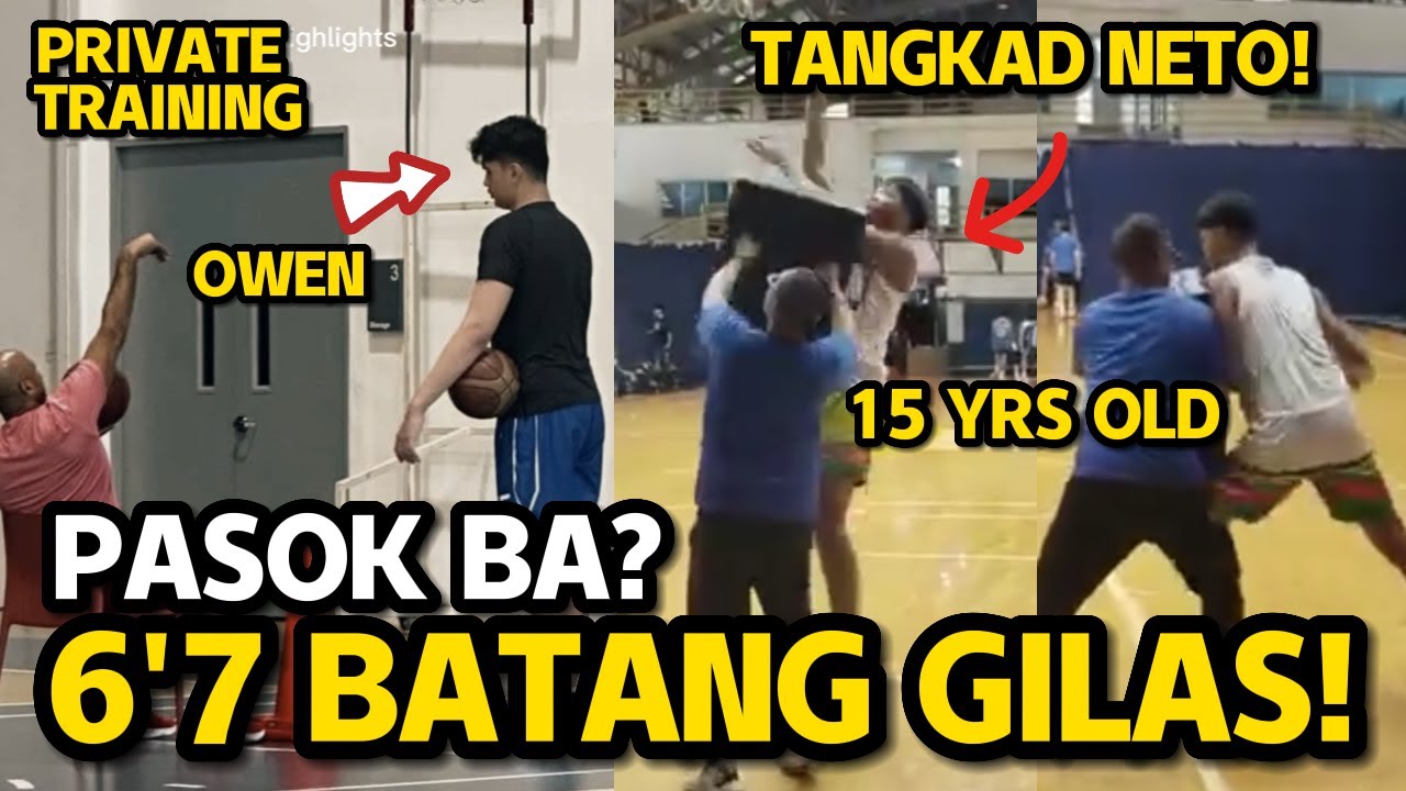 Batang GILAS Prospect #8: 6'7" BIG MAN ng Quezon, Kilalanin! OWEN Calanasan, may PRIVATE TRAINING?