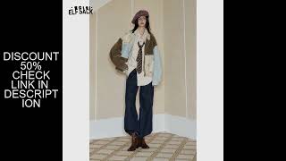 Elfsack 2025 Autumn New Arrivals Casual Lyocell Solid Color Basic Layering Sheer Fitted Knit Top For