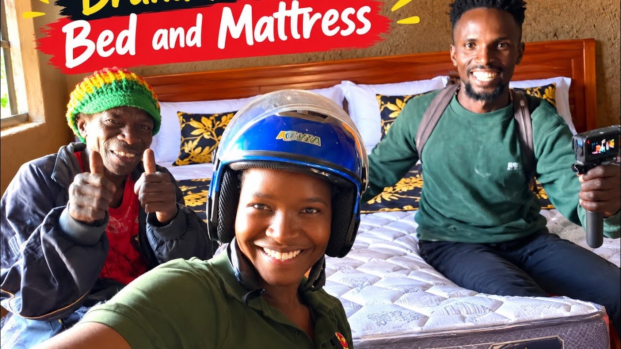 BIG SURPRISE!!! BRAND NEW BED AND MATRESS FOR RASTA MAN'S FATHER🥳🥳