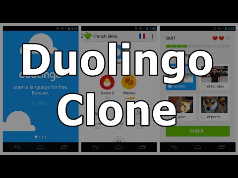 Clone Flutter et Cloud de Duolinguo