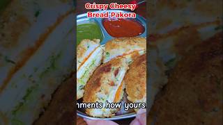 Crispy & Cheesey Paneer Stuffed Bread Pakoda Recipe😋😍 #youtubeshorts #ytshorts #youtube #shorts