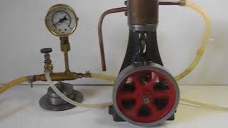 STEAMPROPULSION. STUART TURNER  7A STEAM ENGINE RUNNING ON AIR