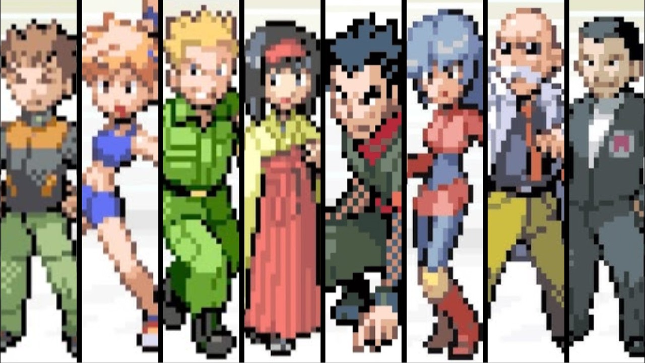 Pokémon Fire Red - All Gym Leaders