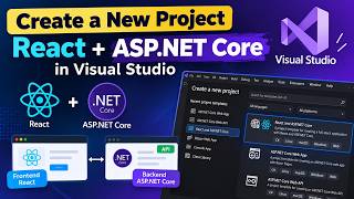 🚀 Create a React + ASP.NET Core Project in Visual Studio