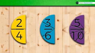 Comparing Fractions Using 1/2 as a Benchmark (This and That - Station 3)