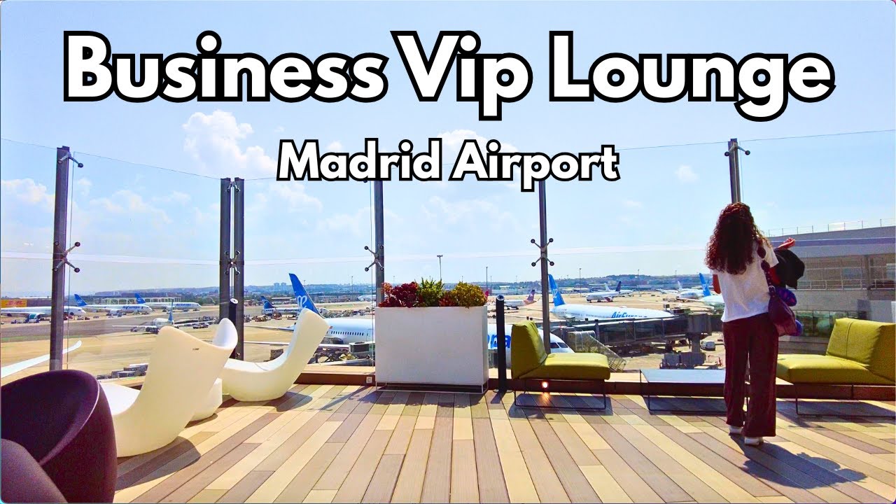 Cibeles VIP Business Lounge at Madrid Barajas Airport, Full Tour