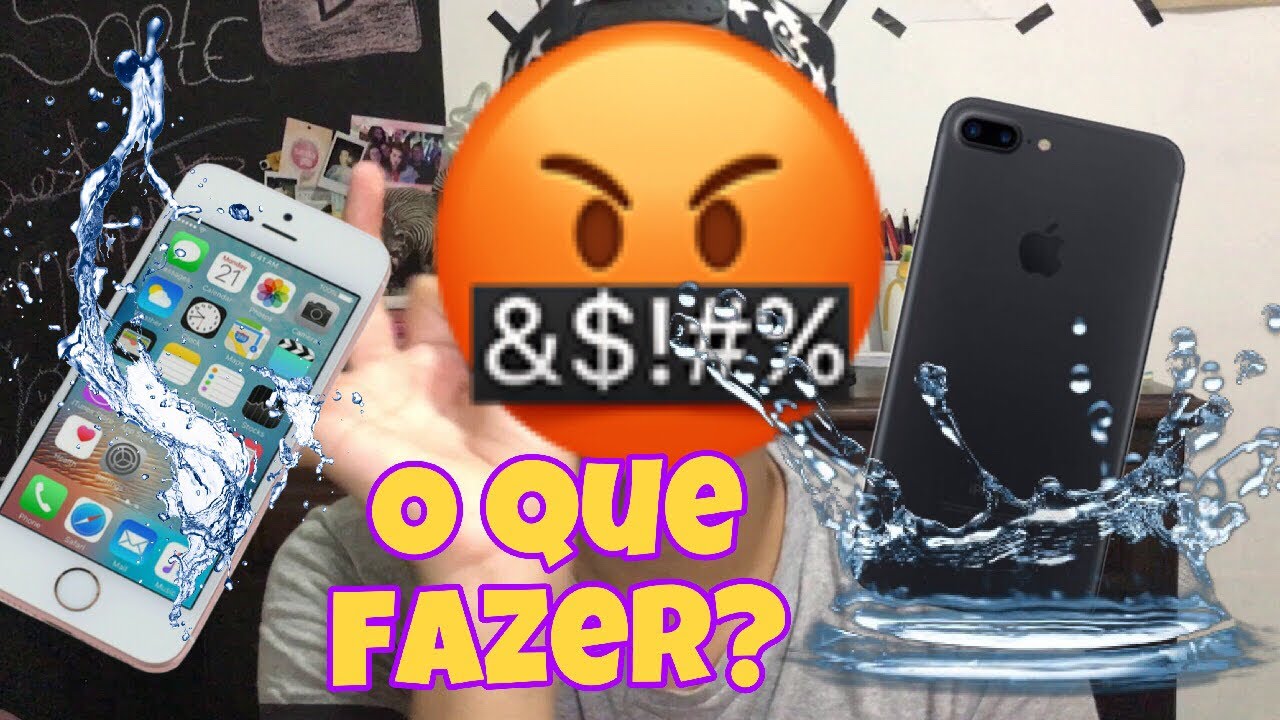 Meu iPhone molhou! O que fazer? - YouTube