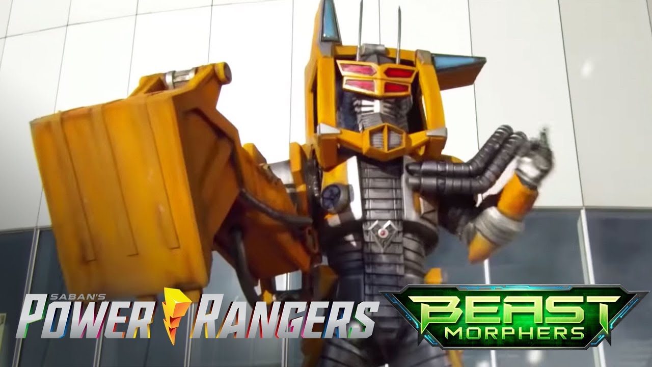 Power Rangers Beast Morphers - Power Rangers vs Shoveltron Battle | Episode 4 