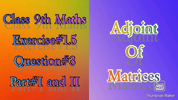 Adjoint of matrices