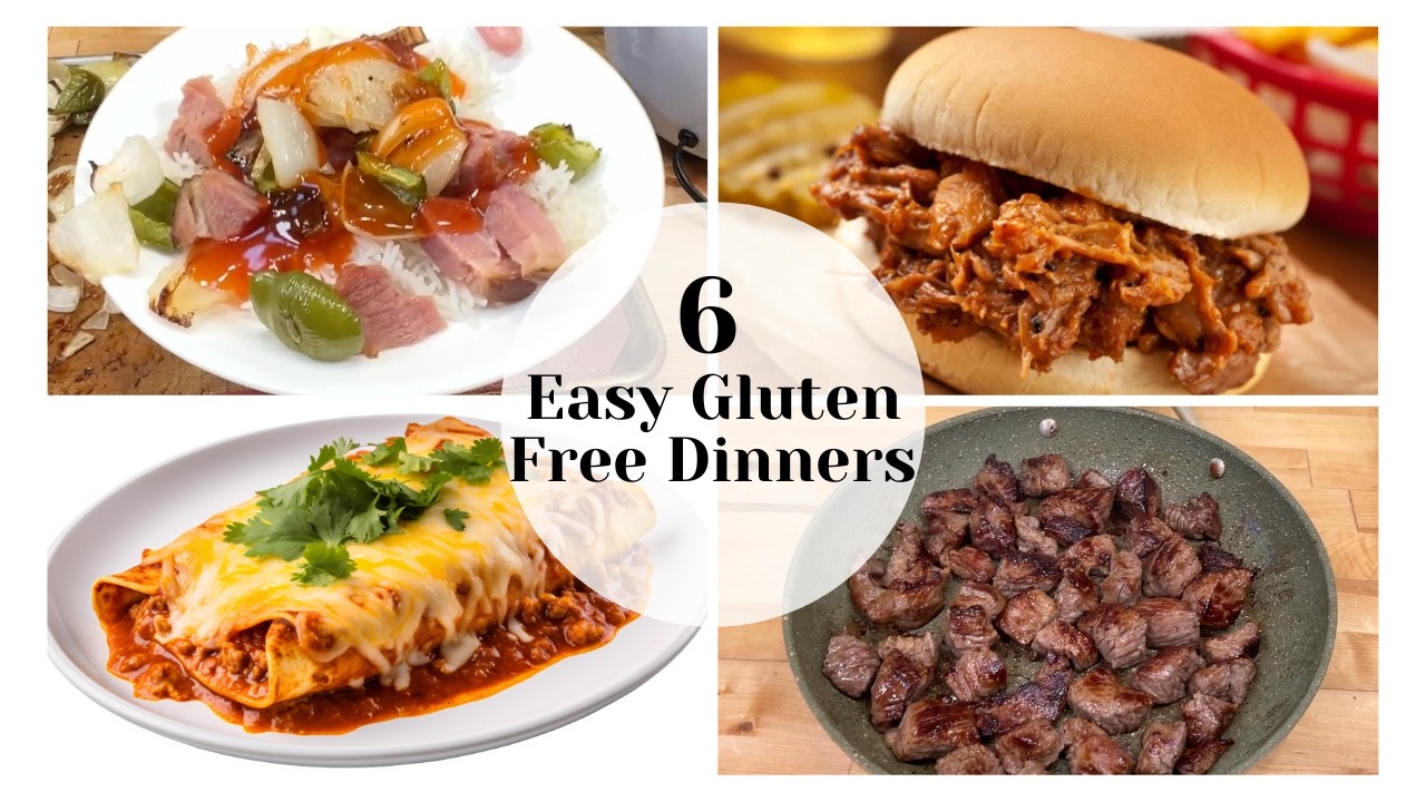 6 FAST Gluten Free Dinners My Family Eats Every Single Week!