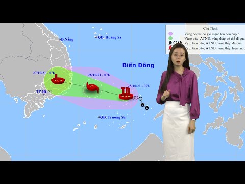 Video Áp thấp nhiệt đới trên Biển Đông có khả năng mạnh lên... - youtube