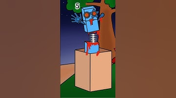 Oh No! Numberblock 8 Falls After Zombie Battle! #shorts #animation #cartoon