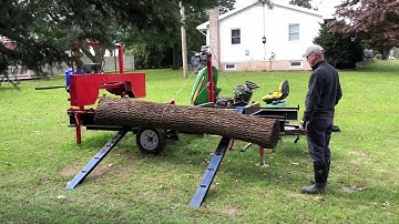 DIY Sawmill log winch / Ramps
