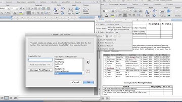 Create a Database Mailing List
