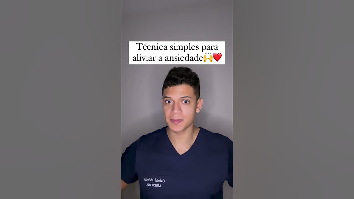 Técnica para aliviar a ansiedade #shots #saude