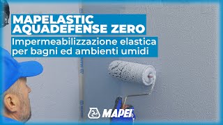 Impermeabilizzazione Elastica Per Bagni E Ambienti Umidi Mapelastic Aquadefense Zero