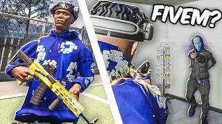 I FOUND A REALISTIC ROBLOX FIVEM HOOD GAME !?