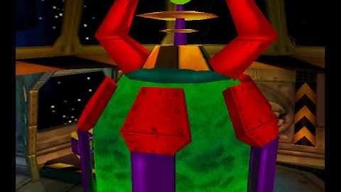 rocket robot on wheels