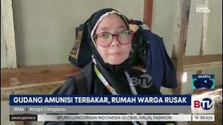 Ledakan Gudang Amunisi Kodam Jaya di Bogor Merusak Rumah Warga