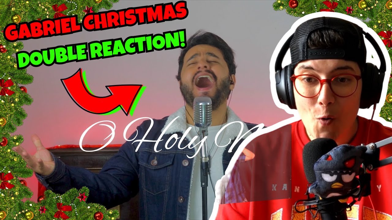 Он безумен! Первая реакция на рождественское попурри Габриэля Энрике | Двойная реакция || Реакция...