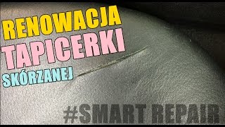 NAPRAWA TAPICERKI SKÓRZANEJ ROZCIĘCIA / DZIURY RENOWACJA SKÓRY / SWAGTV