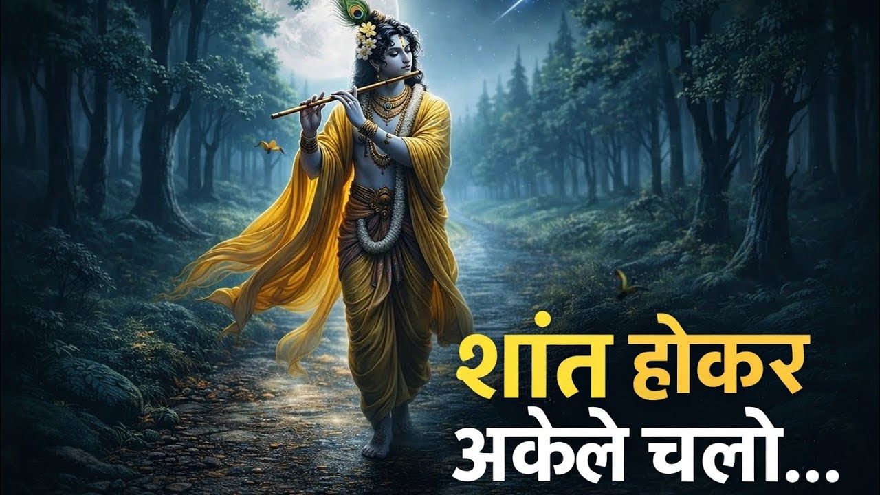 शांत होकर अकेले चलो…llBest geetasaar by shree krishna