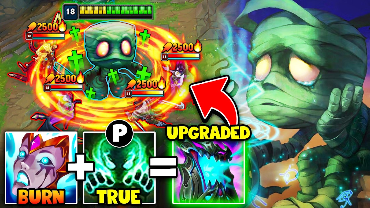 This broken Amumu build gives you INSANE DAMAGE (UPGRADED ITEMS
