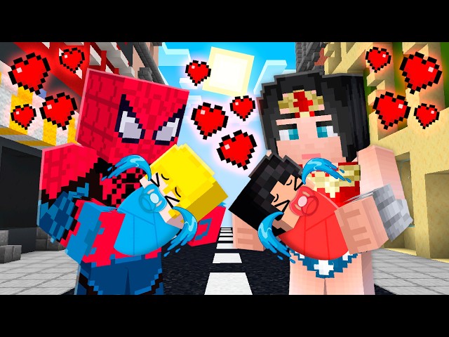 Fui ADOTADO por uma Família de SUPER HERÓIS no Minecraft