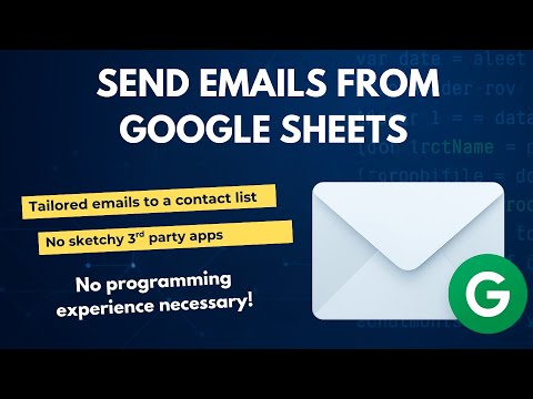 Скрипт Google Apps Mail Merge — отправка персонализированных писем из списка Google Таблиц