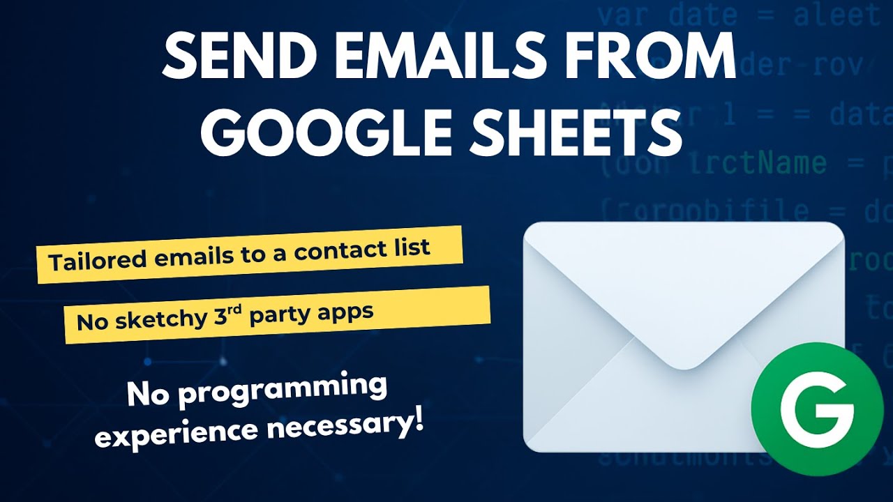 Google Apps Script Mail Merge - Send Personalized Emails From a Google ...