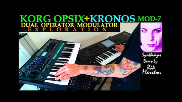 Korg OPSIX Kronos MOD-7 Dual Operator Modulator DX7 FM Synthesizer Rik Marston
