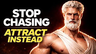Don’t Chase — Attract Everything You Want The Stoic Way | Stoic philosophy  Want More From Someone Do Not Chase Do This Instead Stoic Station