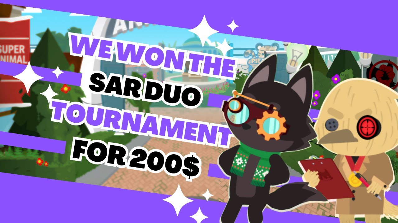 THE BEST DUO IN SUPER ANIMAL ROYALE ? 200 TOURNAMENT WIN SUPER