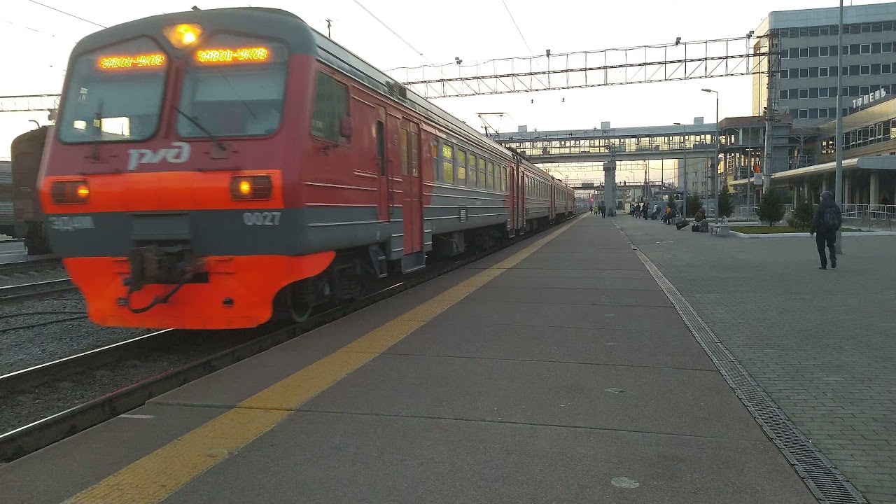 Поезд 279а. Электричка Тюмень Заводоуковск.