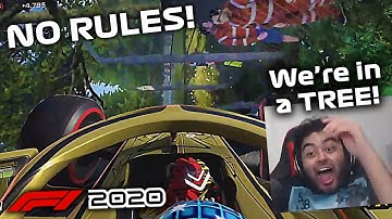 NO RULES RACING ON F1 2020 WITH A FULL GRID ONLINE!