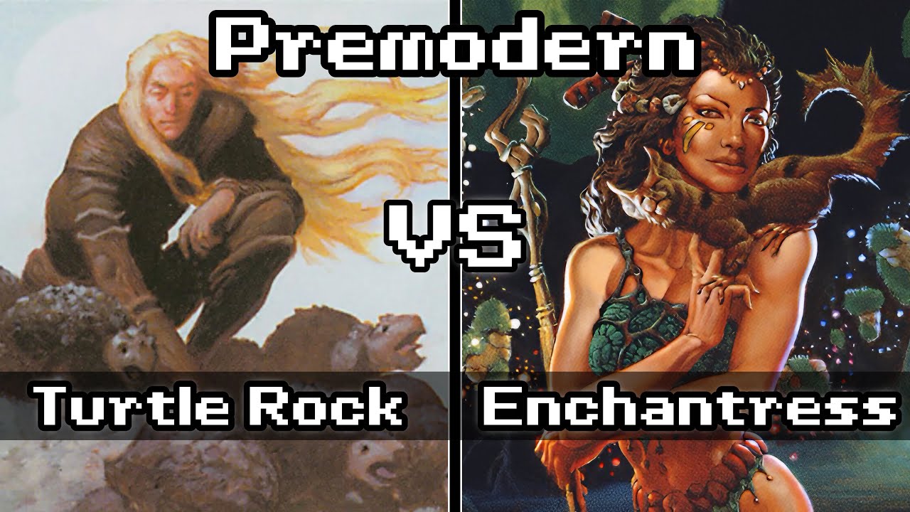 Turtle Rock VS Enchantress. [Premodern MTG] - YouTube