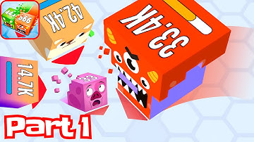 Cube Zone io - Walkthrough Part 1 [Gameplay 2024] (Android)