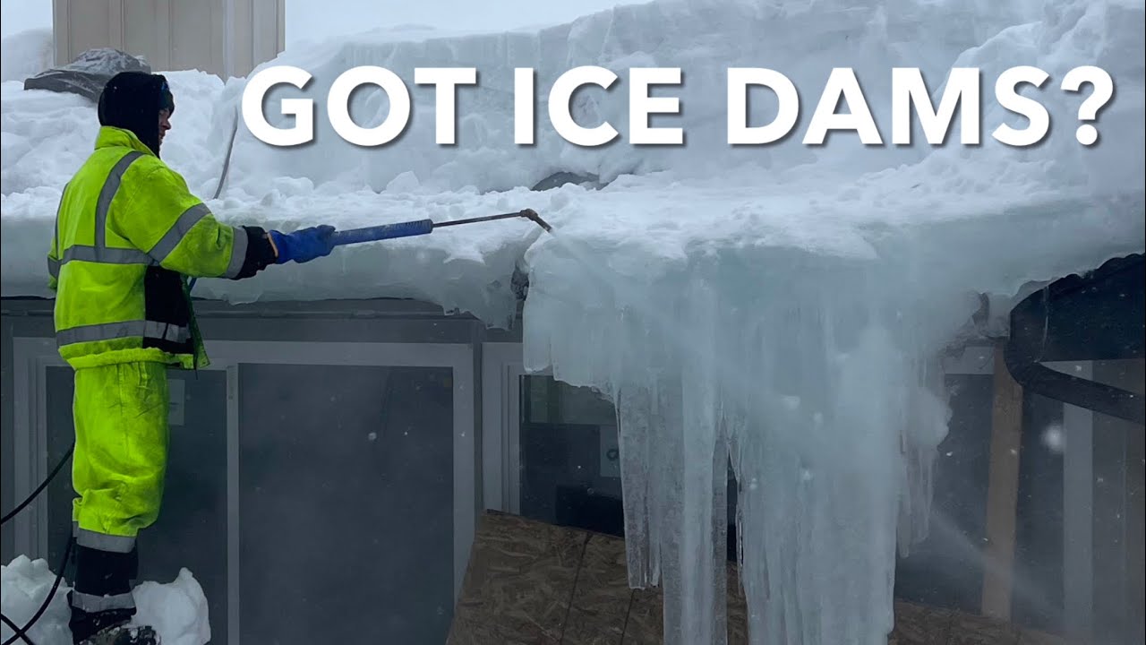 Snyderville Utah Ice Dam Removal