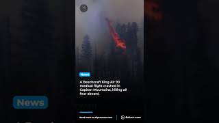 Small Medical Plane Crashes in New Mexico's Rugged Mountains