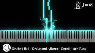 Grave and Allegro - Piano only - Tempo 45/85 - AMEB Violin Series 10 Grade 4 List B No. 1