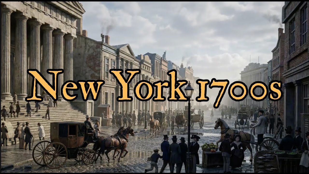 New York in 1700 Had Only 5,000 People | Here Is What It Looked Like (AI Reconstruction)