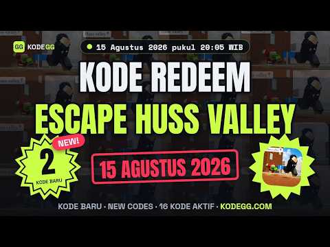 Escape Huss Valley Codes (August 2026) 🎁 Kode Terbaru Update 15 Agustus 2026 — KodeGG
