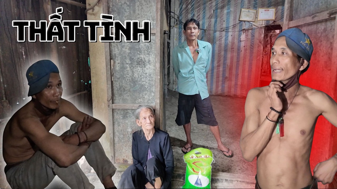 Căng thẳng tiếp xúc người đàn ông thất tình vì vợ bỏ đi suốt 7 năm để mẹ già 85 tuổi vét gạo nấu ăn