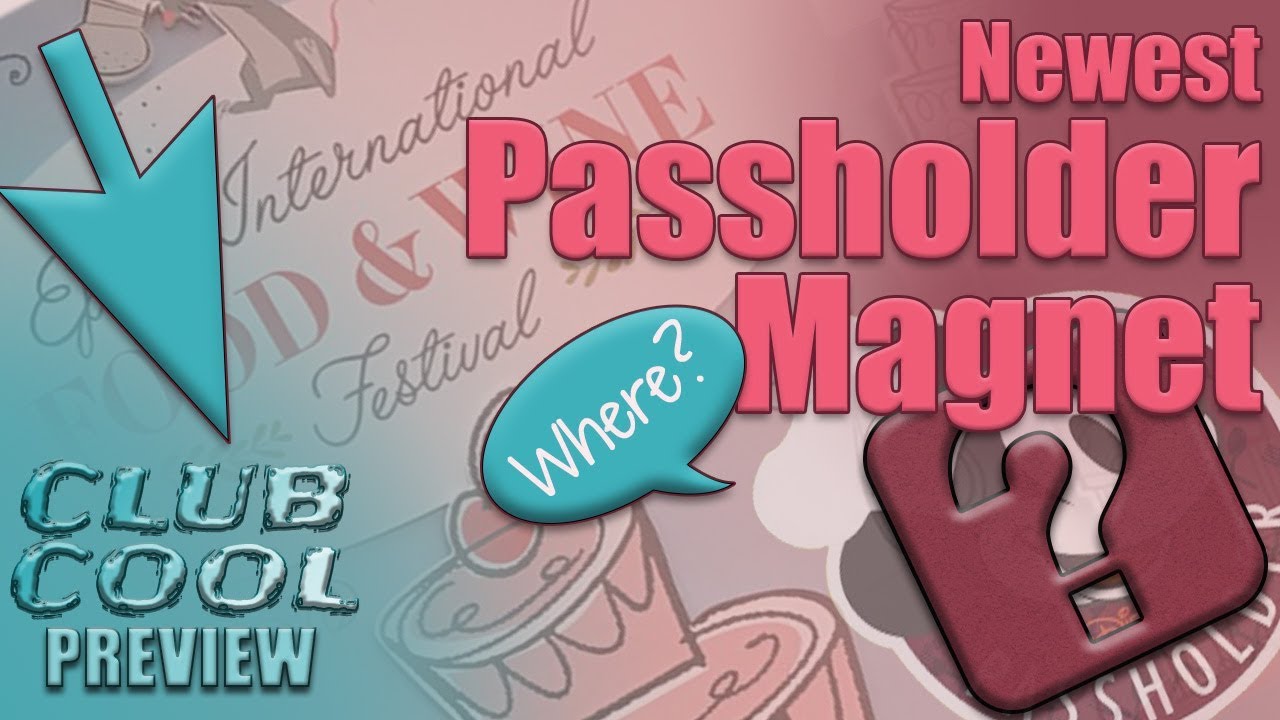 Latest Disney Annual Passholder Magnet Release, Epcot Club Cool