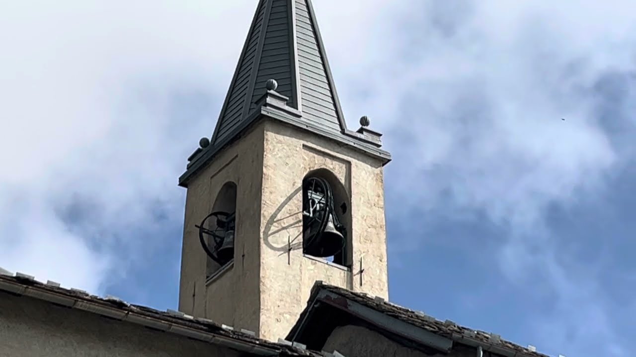 Le campane di Brosso (TO), Chiesa parrocchiale: segno messa e gran tribauda