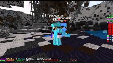 IHacks Hacking on saico pvp wither realm INFRONT OF A MOD!
