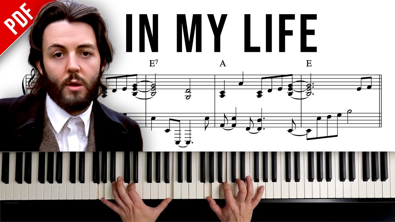 🎹 In My Life (Intermediate) Jazz Arrangement w/Reharmonization (Sheet Music PDF)