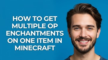 How To Get Multiple OP Enchantments On One Item In Minecraft - GUIDE!