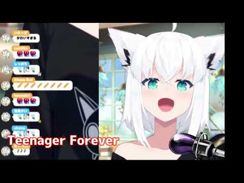 Teenager Forever 　白上フブキ　Kyoufuu All Back　歌枠　2024.2.15　ホロライブ  hololive