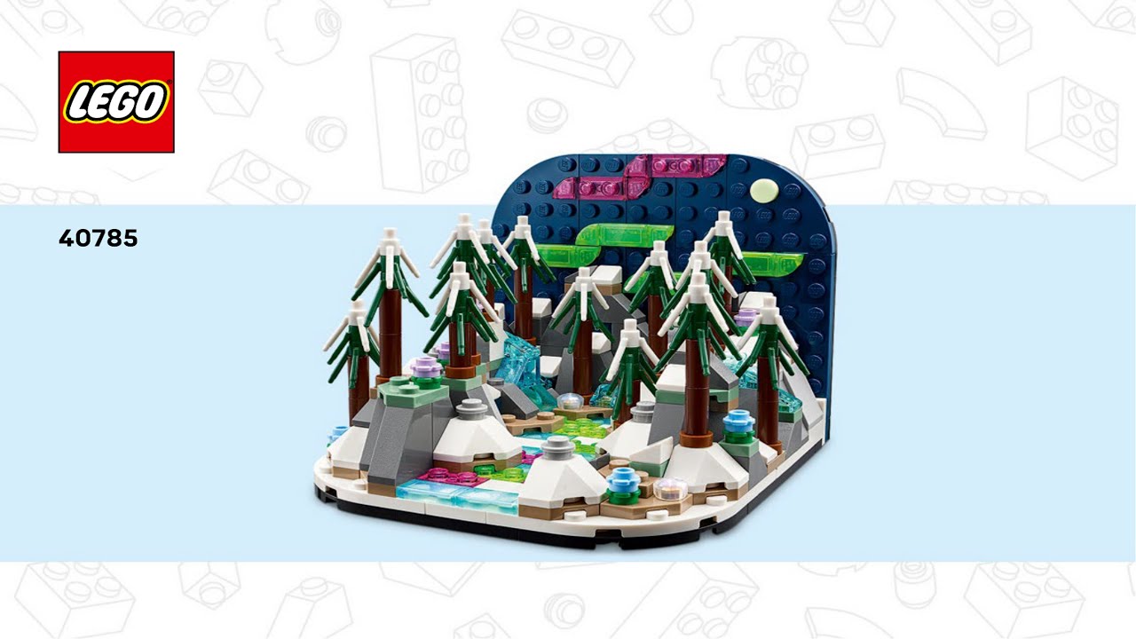 Promotional - Northern Lights Diorama - Wonders of the Natural World LEGO instructions
